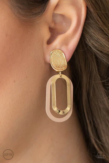 Melrose Mystery - Brown Clip-On
